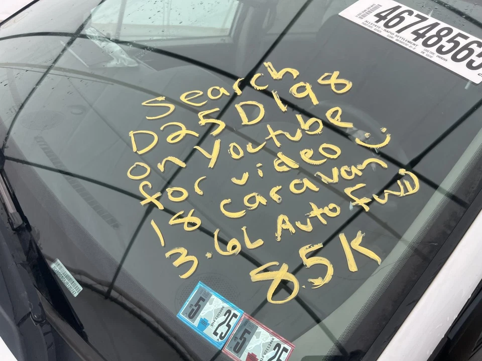 Used Steering Wheel fits: 2018 Dodge Caravan  Grade A Foto 3 de 4