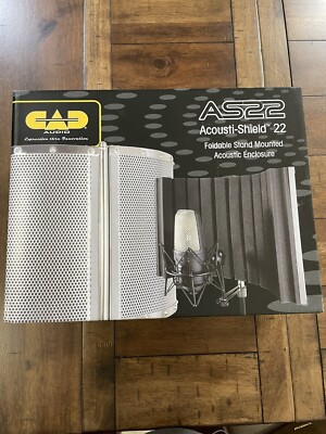 Microphone Isolation Shield 22'' Folding
