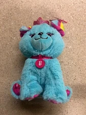 NWT Barbie Pets Princess Puppy 8" Plush Blue Dog Fluffy Soft Stuffed Animal
