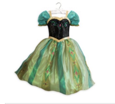Disney Store Anna Kostüm Mädchen 9-10 Jahre Krönung Tageskleid