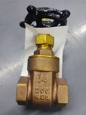 Smith-cooper International 1718501kl 1/4" Gate Valve Potable Water