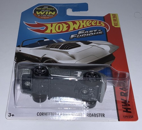 Hot Wheels CORVETTE GRAND SPORT ROADSTER, 2015 Fast & Furious (179/250, NIP) - Picture 3 of 6