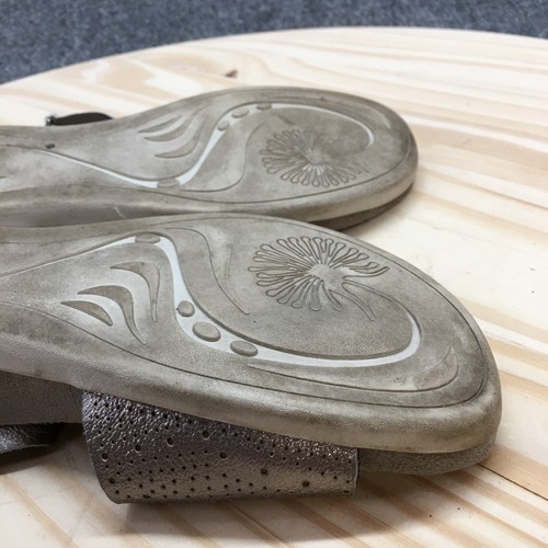 OBT Forever Sandals Womens 8 M Ankle Strap Gray Hook & Loop Comfort Open Toe - Picture 13 of 16