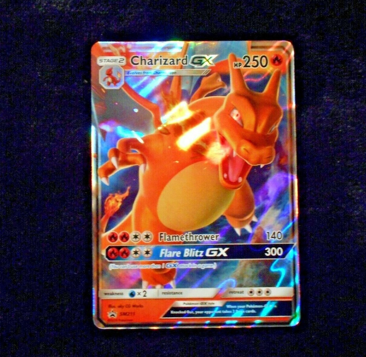 Charizard GX SM211 Promo Holo Blastoise EX 17/83 Ultra Rare