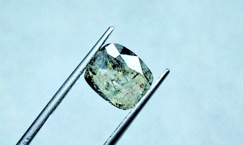 3.90 Cts Rare Apatite With Jamsonite Inclusions 100% Natural from Pakistan - Picture 6 of 7