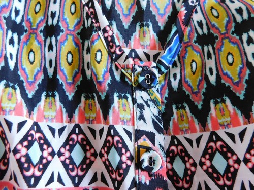 BEBOP ― L Large ― Black/Coral/Aqua Printed Sleeveless One Piece Romper NWT #CH20 - Picture 7 of 7