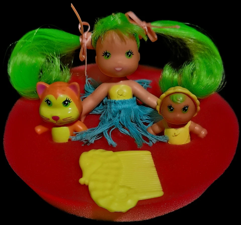 VTG! Kenner Sea Wees Tropigals Mermaid Oceanna Baby Seabrina Seaser Sponge Comb  - Image 2 of 4