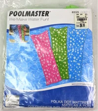 POOLMASTER 83125 Inflatable Mattress Raft 72" PVC Polka Dot Float