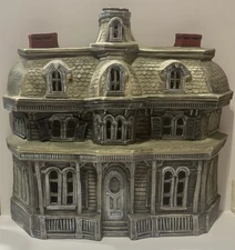 Vintage Halloween 1977 Byron Molds Grey Ceramic Haunted Mansion