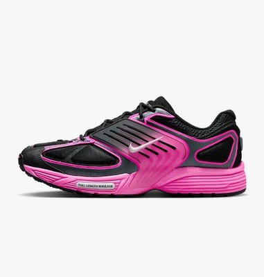 Nike Air Men's Pegasus Wave Trainers Shoes in Black/Pink Blast/Metallic Platinum