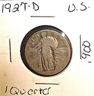 1927 D U.S. Quarter - Silver 90% - Standing Liberty