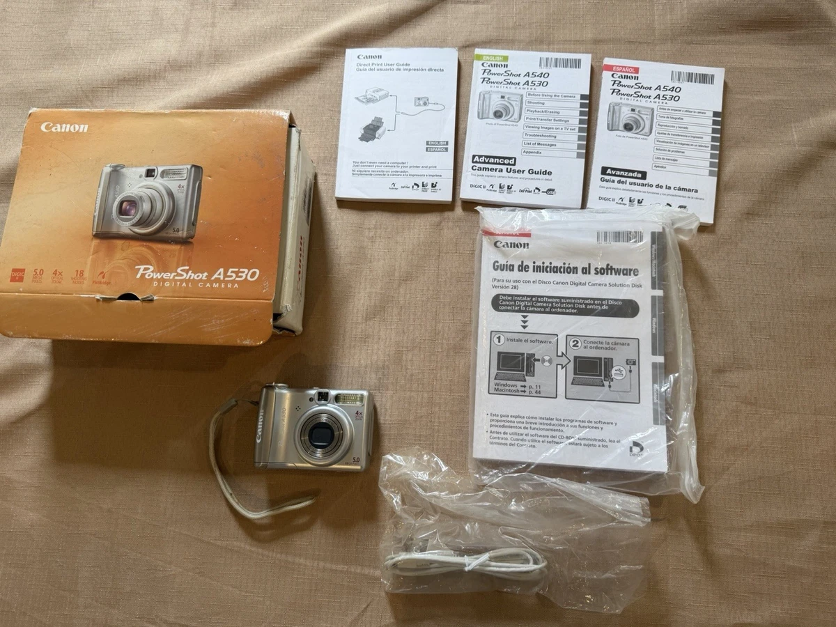 Preços baixos em Câmeras digitais Canon PowerShot A530 | eBay
