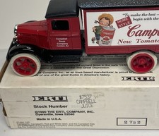 ERTL Diecast Metal 1931 Hawkeye Campbell s Soup Delivery Truck Bank