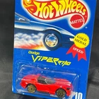 Hot Wheels Vintage 1992 Dodge Viper RT/10 Red 1:64 Scale Diecast Car #210