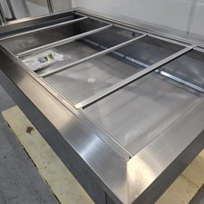 Buffet Display Chilled 140L Accepts 3xGN1/1 Stainless Catering Commercial Tef...