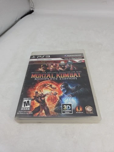 Mortal Kombat -- Komplete Edition (Sony PlayStation 3, 2012) PS3 CIB Complete
