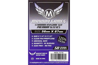 Maydaygames - Premium Std. USA Spiel Größe Hüllen 56mm X 87mm 50 Stück