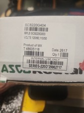 Asco SC8220G404 Solenoid Valve 1/2 Inch NPT N...