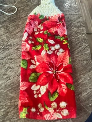 Crochet Top Hanging Kitchen Towels Huge Variety Holiday/Christmas/Seasons/Animal