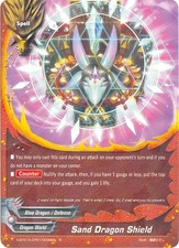 Future Card Buddyfight Sand Dragon Schild X-BT01A-CP01/0036EN R Dragon Welt