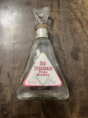 Old Fitzgerald 1/5 Prime Bourbon Empty Decanter Bottle And Stopper