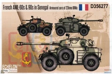ECH356277 1:35 Echelon Decals - AML-60 & AML-90 in Senegal 23ene BIMa