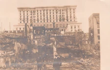 ca 1906 RPPC Real Photo KRUXO Postcard Fairmont Hotel San Francisco Earthquake
