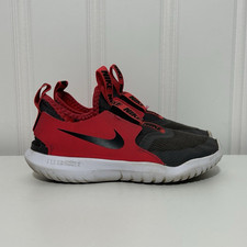 Nike Flex Runner Red Black Kids Sneakers US 13 Slip-On Low Top Lightweight