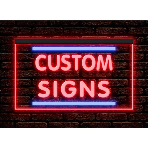 Personalised Workshop Shop Bar Home Decor Illuminate Display Custom Neon Sign
