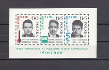 Poland 1964 Space Flight Voschod Sc 1278 MiniSheet MNH