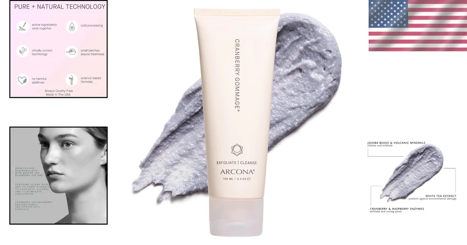 Cranberry Gommage Exfoliating Scrub - Brighten Skin - Image 2 of 4