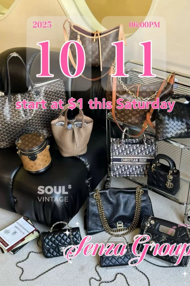 Auction starts at $1 this Saturday at 6 PM!!! new