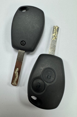 ORIGINAL RENAULT / VAUXHALL / DACIA 2 TASTEN FERNBEDIENUNG SCHLÜSSELANHÄNGER HITAG-AES 4A PCF7961