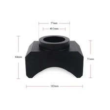 Aluminum Axle Adapter for 3" & 4" Tube Bottle & Floor Jacks, Lifting Saddle