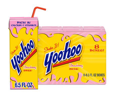 Yoo-hoo Strawberry Drink, 6.5 fl oz, 8 Pack Boxes