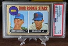 1968 Topps Nolan Ryan Jerry Koosman Rookie Card #177 PSA 3 (VG) HOF NY Mets