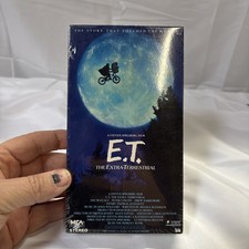 E.T. The Extra Terrestrial VHS TAPE MCA Watermark 1982 Green Flap Factory Sealed