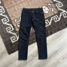 A.P.C. Petit New Standard Made in Portugal Slim Fit Black Pants W31