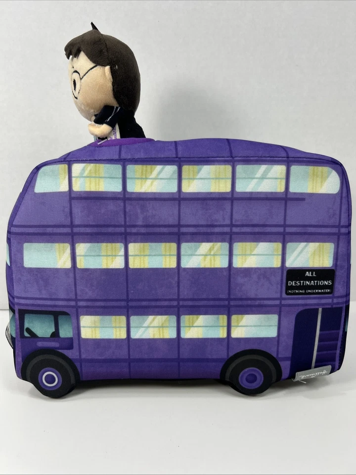 Hallmark Itty Bittys Harry Potter Knight Triple Decker Bus w Plush Figure! - Image 3 of 4