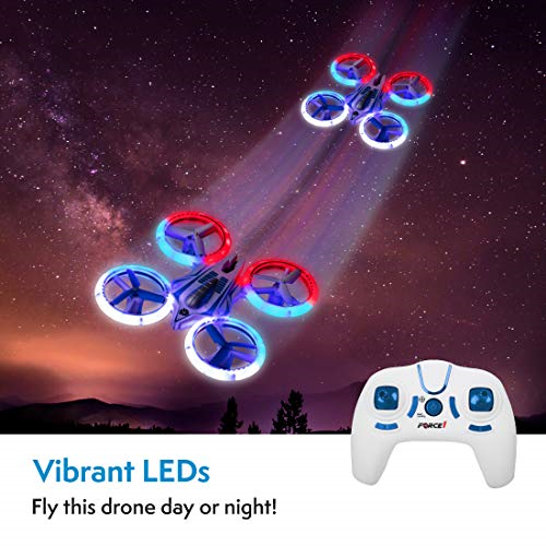 Force1 UFO 4000 LED Mini Drone - White 