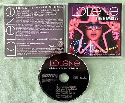 Lolene       **PROMO CD**    Rich (Fake it Til You Make It) Remixes