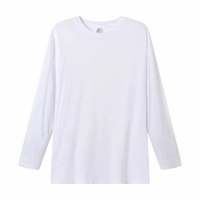 Toddler White Long Sleeve Tee Shirt UPF 50+ Bamboo Cotton Premium
