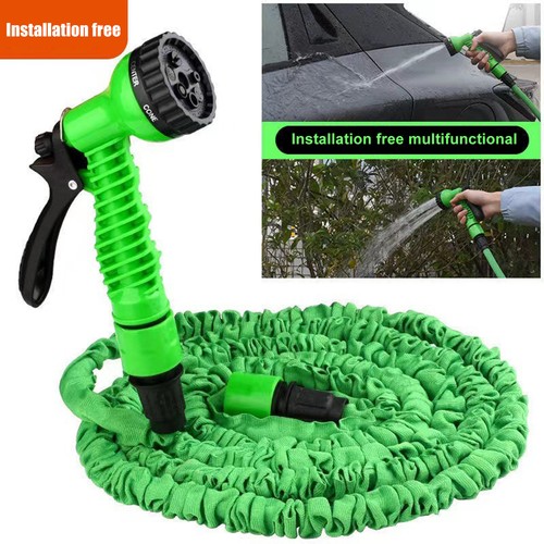 Heavy Duty Expandable Flexible Garden Magic Water Hose Pipe & Spray Gun 25-200FT - Picture 2 of 25