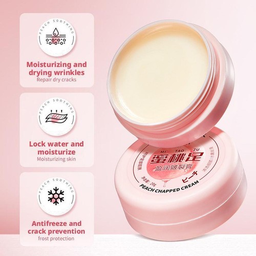 SADOER Peach Foot Soothing and Wrinkle Cream Moisturizing Foot Care Cream✨. - Picture 7 of 19
