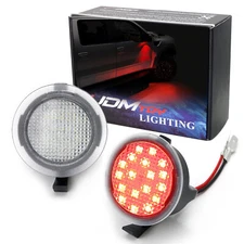 Red LED Under Mirror Puddle Lights For Ford F150 Raptor Edge Flex Taurus Lincoln
