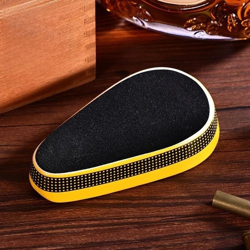 Ceramic Cigar Ashtray Holder Home Ashtray Portable Outdoor One Ash Slot Yellow - Picture 5 of 7