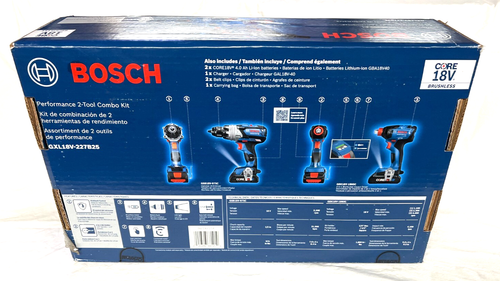 Bosch GXL18V-227B25 18V 2-Werkzeug Combo-Kit mit Connected-Ready (Neu im Karton) - Bild 2 von 2