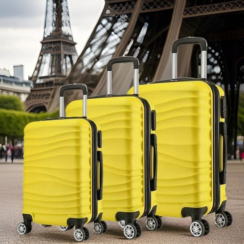 3-Teilig Reisekofferset ABS04 Trolley Gepäckträger DE - Bild 57 von 76
