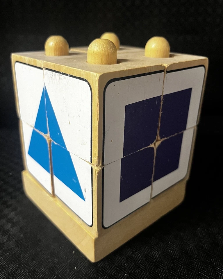 Rompecabezas cubo forma madera Guidecraft Foto 3 de 4