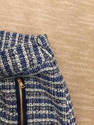 Jupe Tweed Ann Taylor LOFT Taille 16 - Poches Avant - Doublée - Style Travail